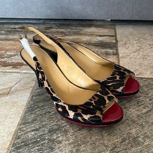 Nine West Leopard Heels